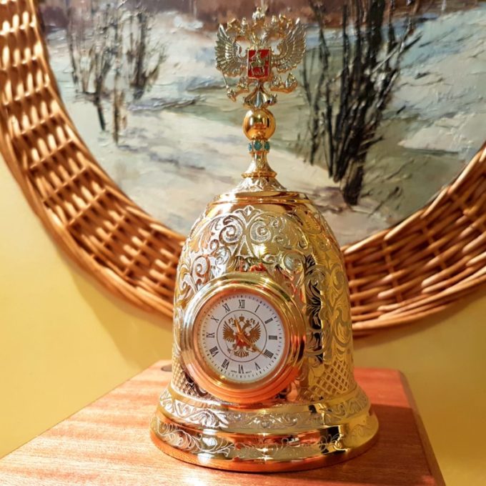 Часы- Колокол с Гербом РФ