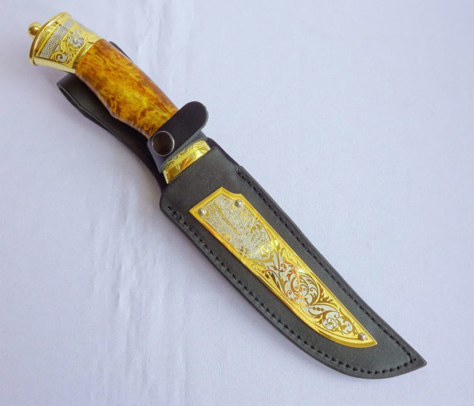 Подарочный нож Янтарь